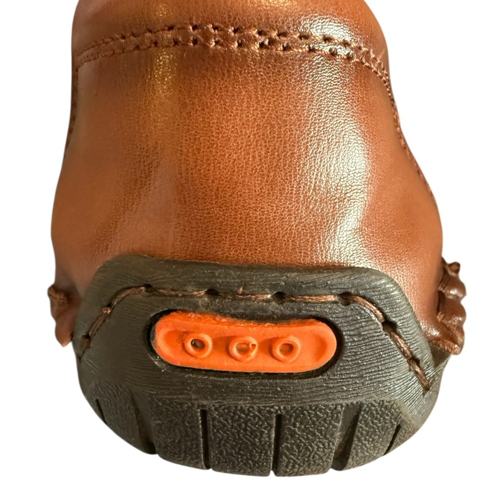 Walk Hero Rubber Brown Faux Leather Slip On Comfort Loafers EU 47 US 13-13.5 - Picture 8 of 11